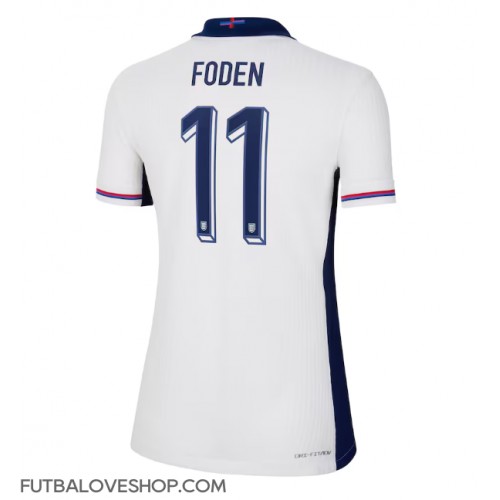 Dres Anglicko Phil Foden #11 Domáci pre Ženy ME 2024 Krátky Rukáv